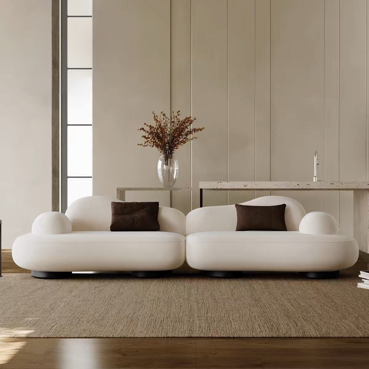 Home Atelier Thanos Sectional Designer Curve Sofa