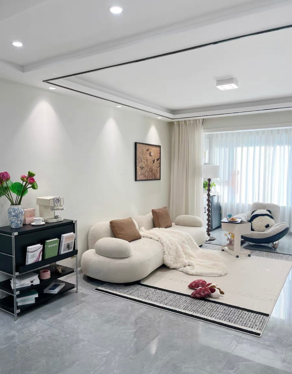 Home Atelier Thanos Sectional Designer Curve Sofa