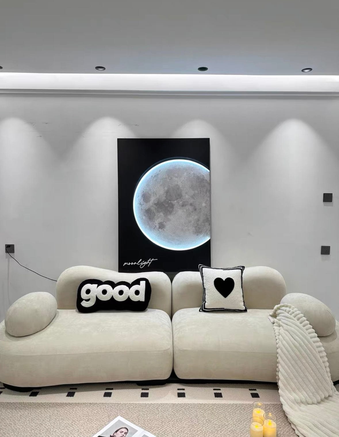 Home Atelier Thanos Sectional Designer Curve Sofa