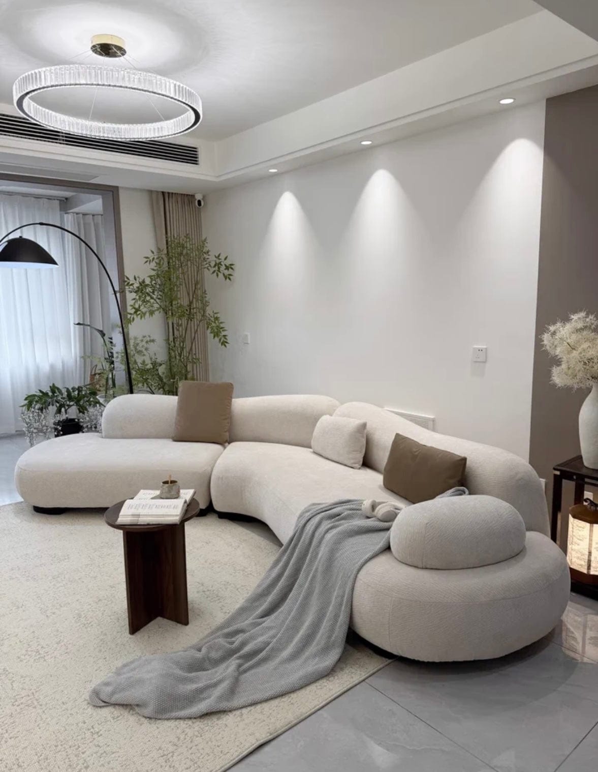 Home Atelier Thanos Sectional Designer Curve Sofa