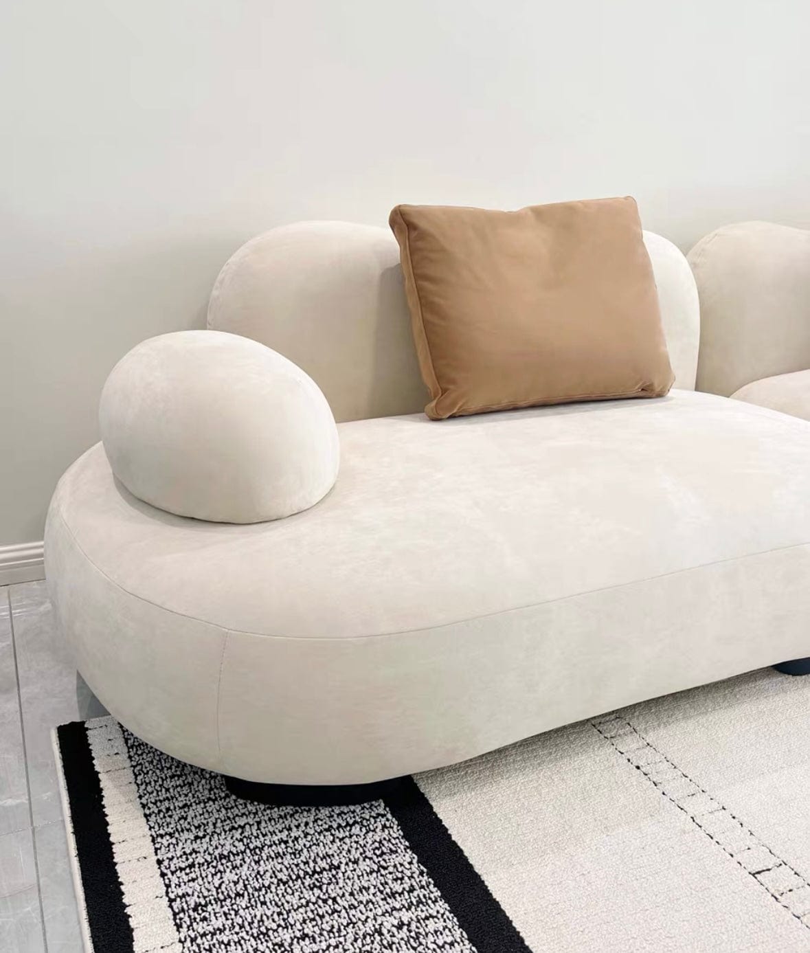 Home Atelier Thanos Sectional Designer Curve Sofa