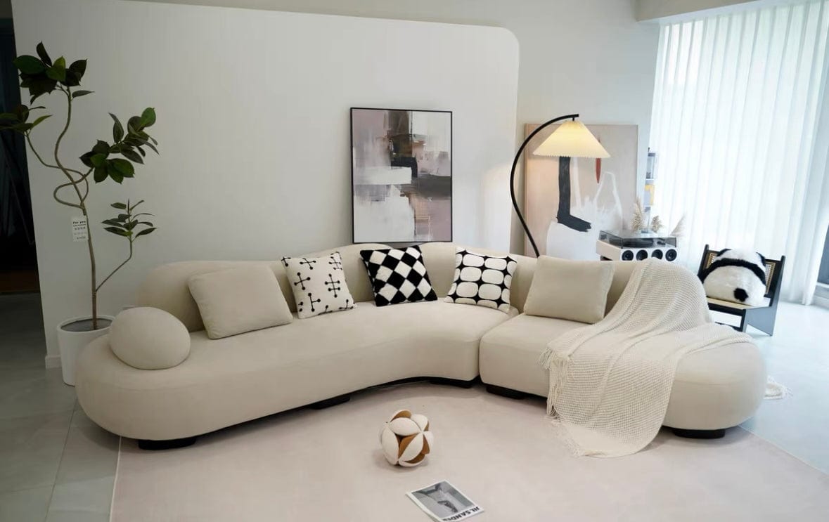 Home Atelier Thanos Sectional Designer Curve Sofa