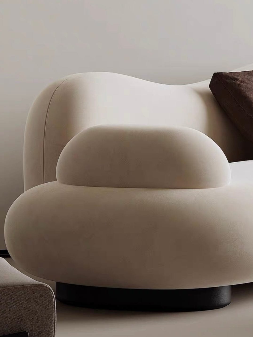 Home Atelier Thanos Sectional Designer Curve Sofa