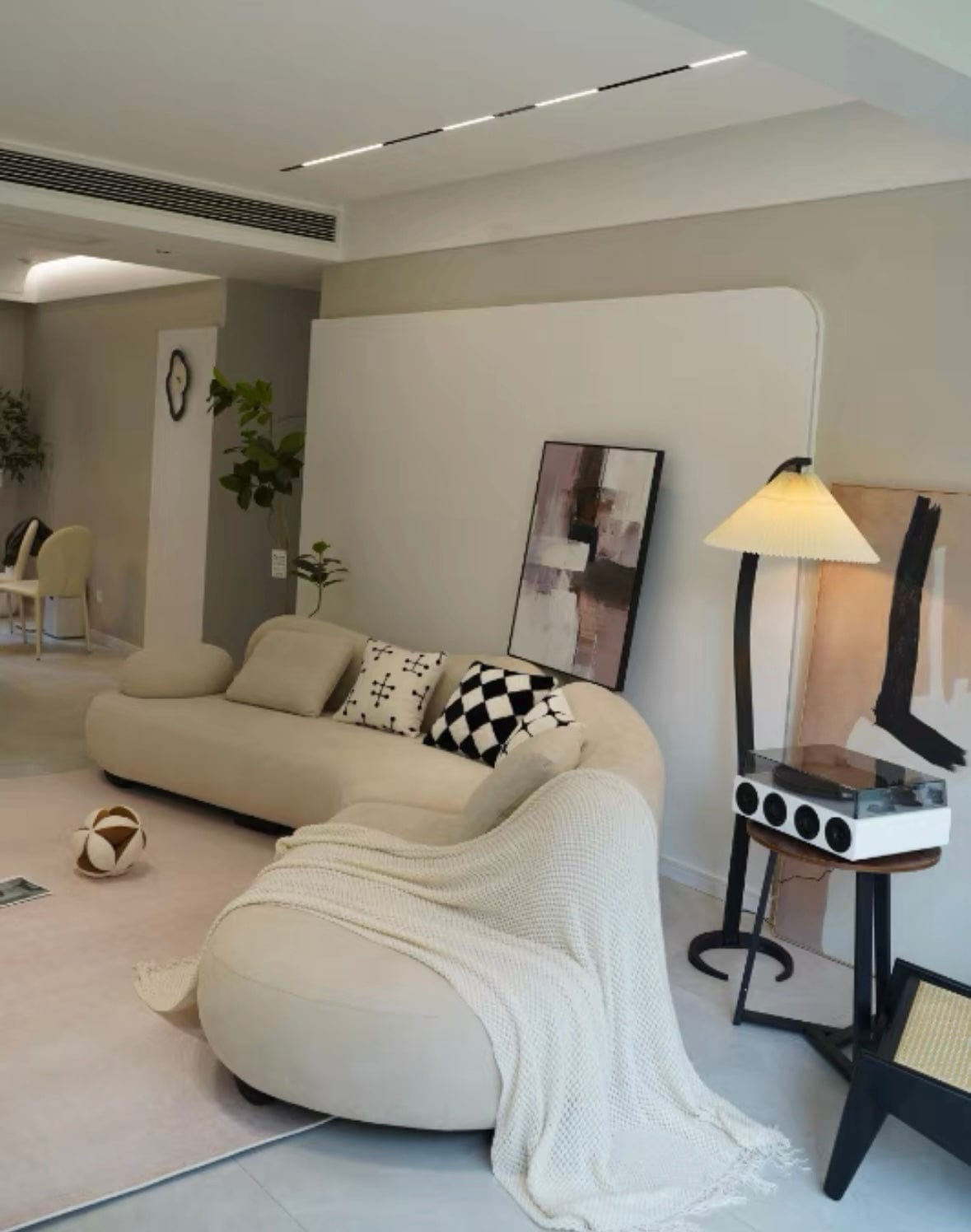 Home Atelier Thanos Sectional Designer Curve Sofa