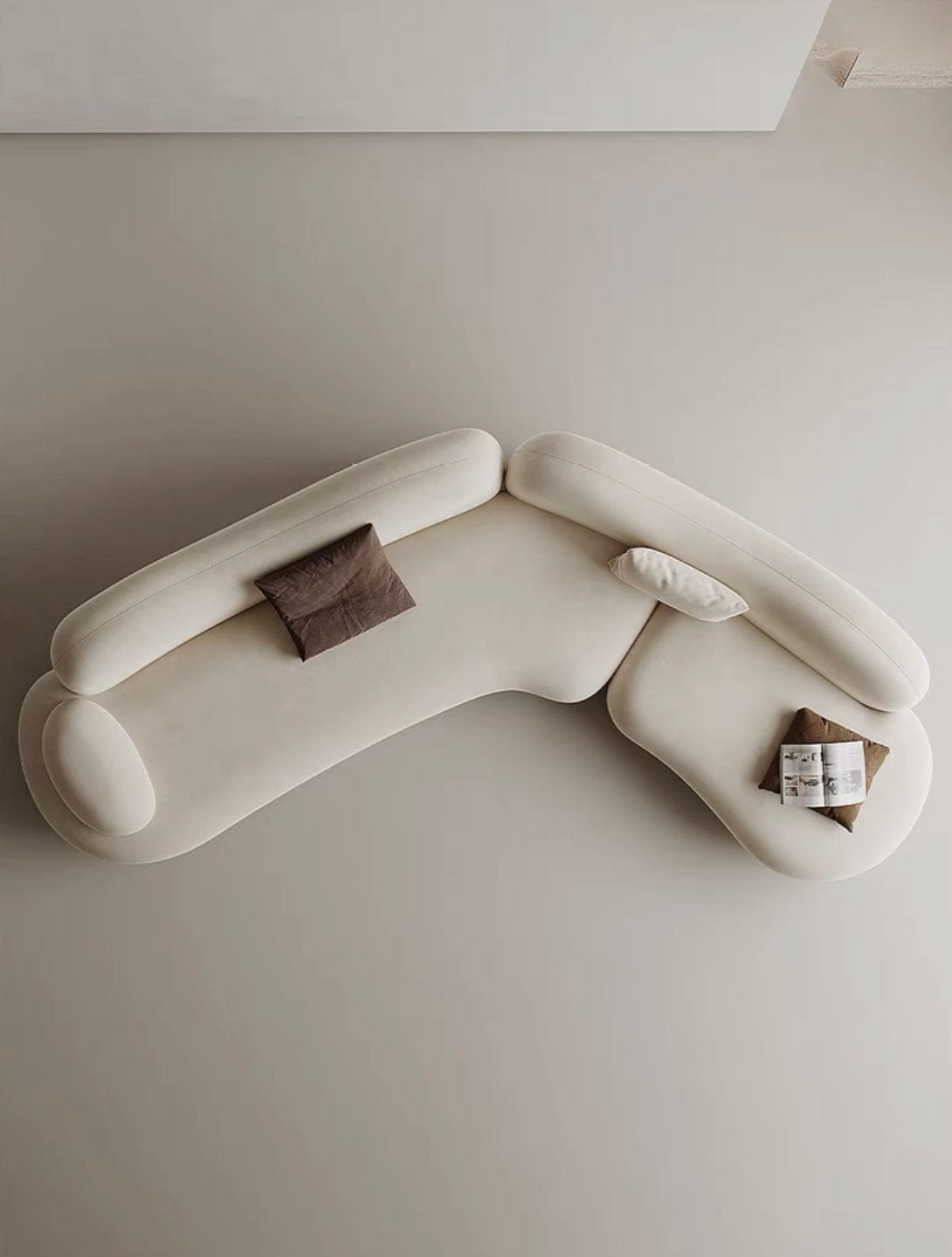 Home Atelier Thanos Sectional Designer Curve Sofa