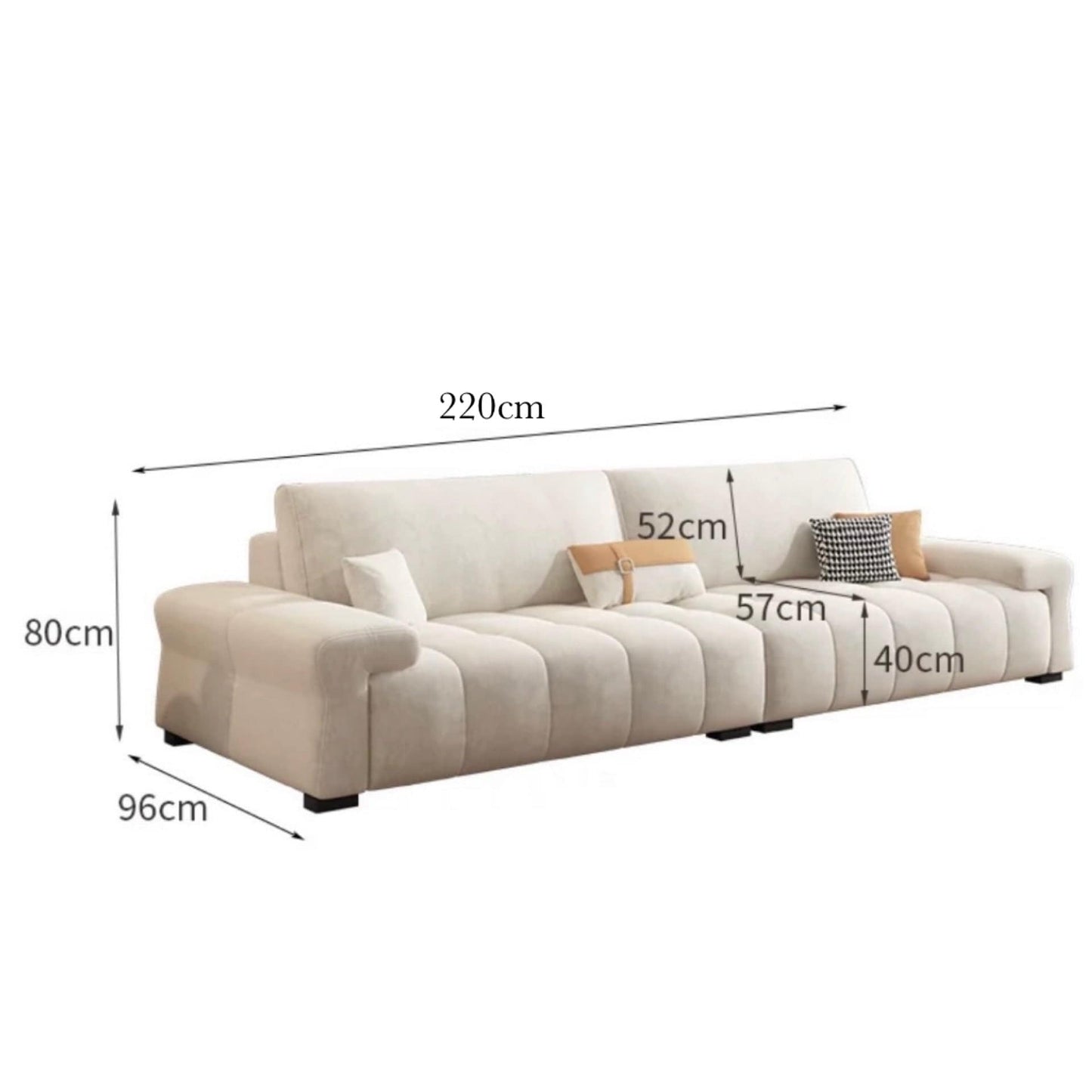 Home Atelier Theo Sectional Scratch Resistant Sofa