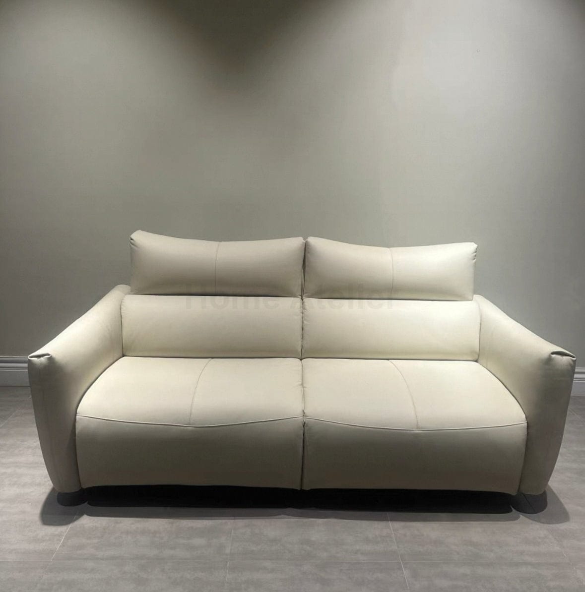 Home Atelier Thomas Leather Foldable Sofa Bed with Mattress