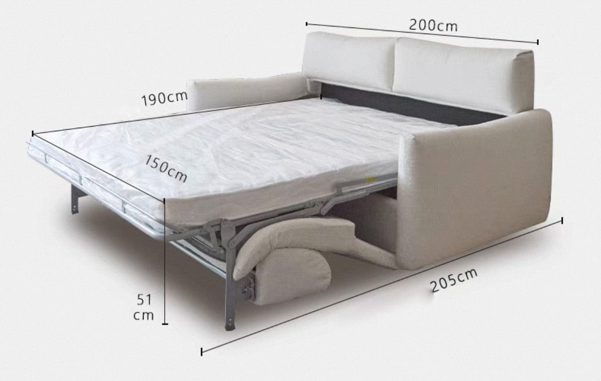 Home Atelier Thomas Scratch Resistant Foldable Sofa Bed with Mattress
