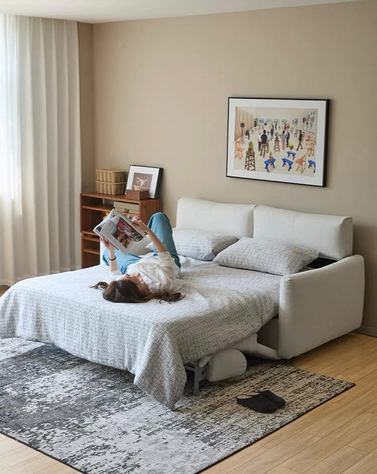 Home Atelier Thomas Scratch Resistant Foldable Sofa Bed with Mattress
