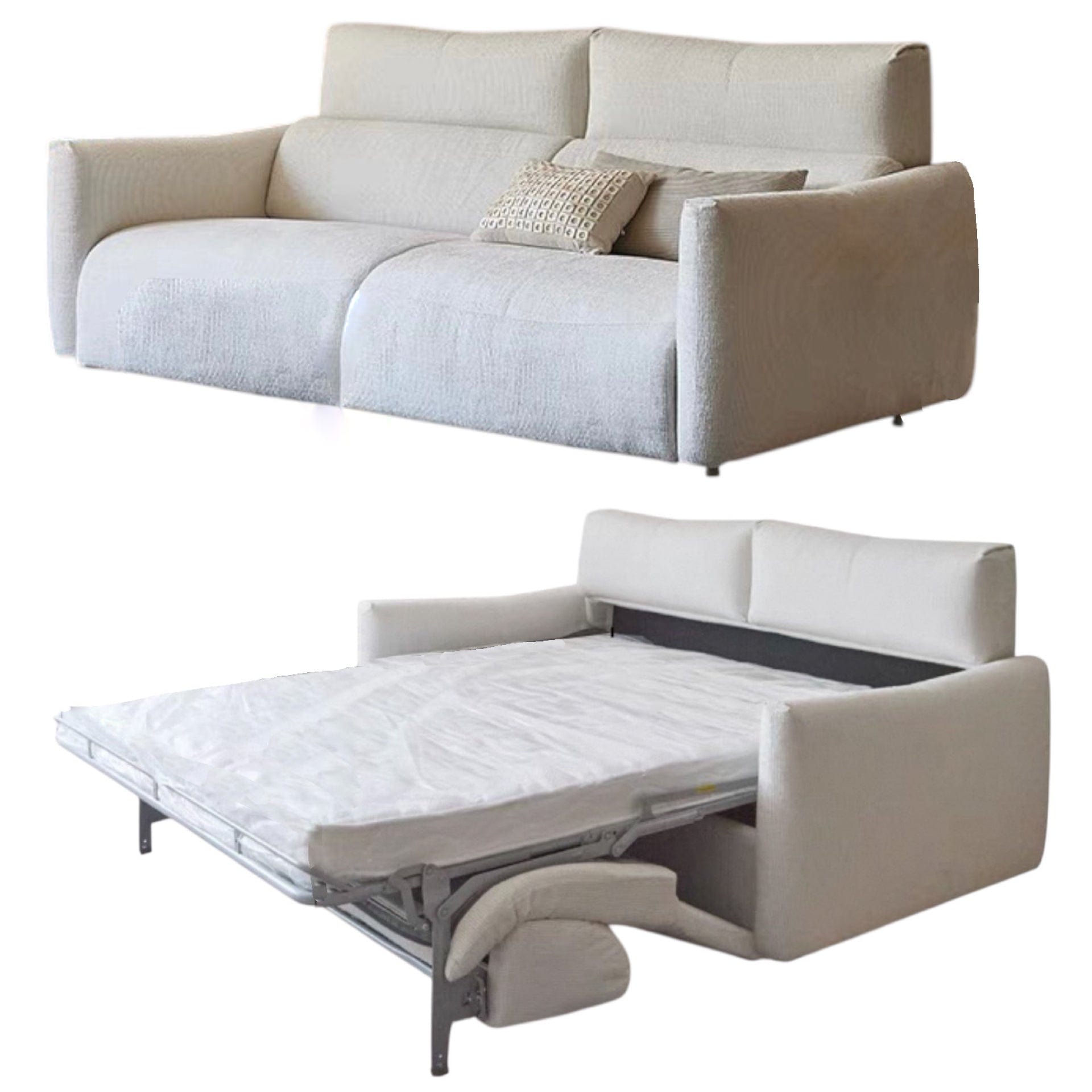 Home Atelier Thomas Scratch Resistant Foldable Sofa Bed with Mattress