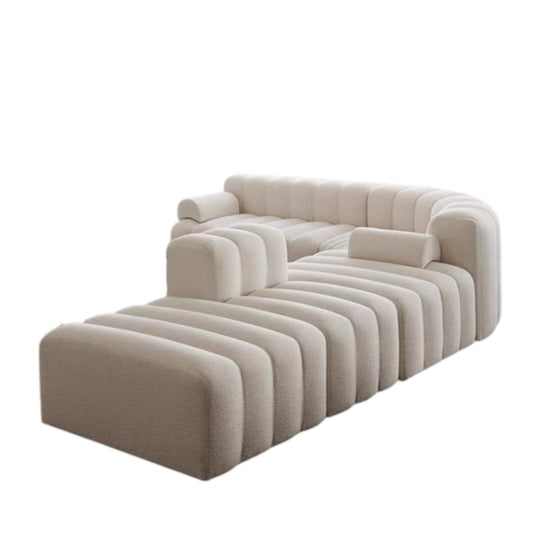 Home Atelier Thompson Scratch Resistant Sectional Curve Sofa