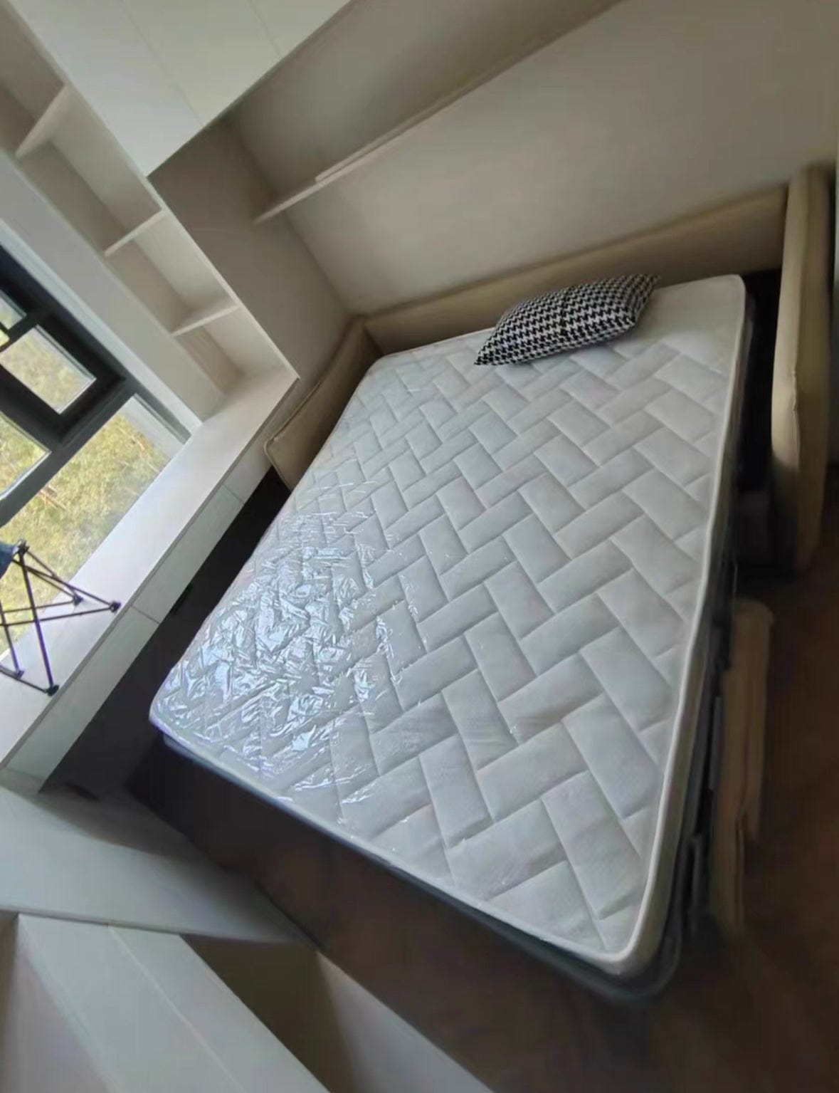 Home Atelier Tiffin Foldable Sofa Bed with Mattress