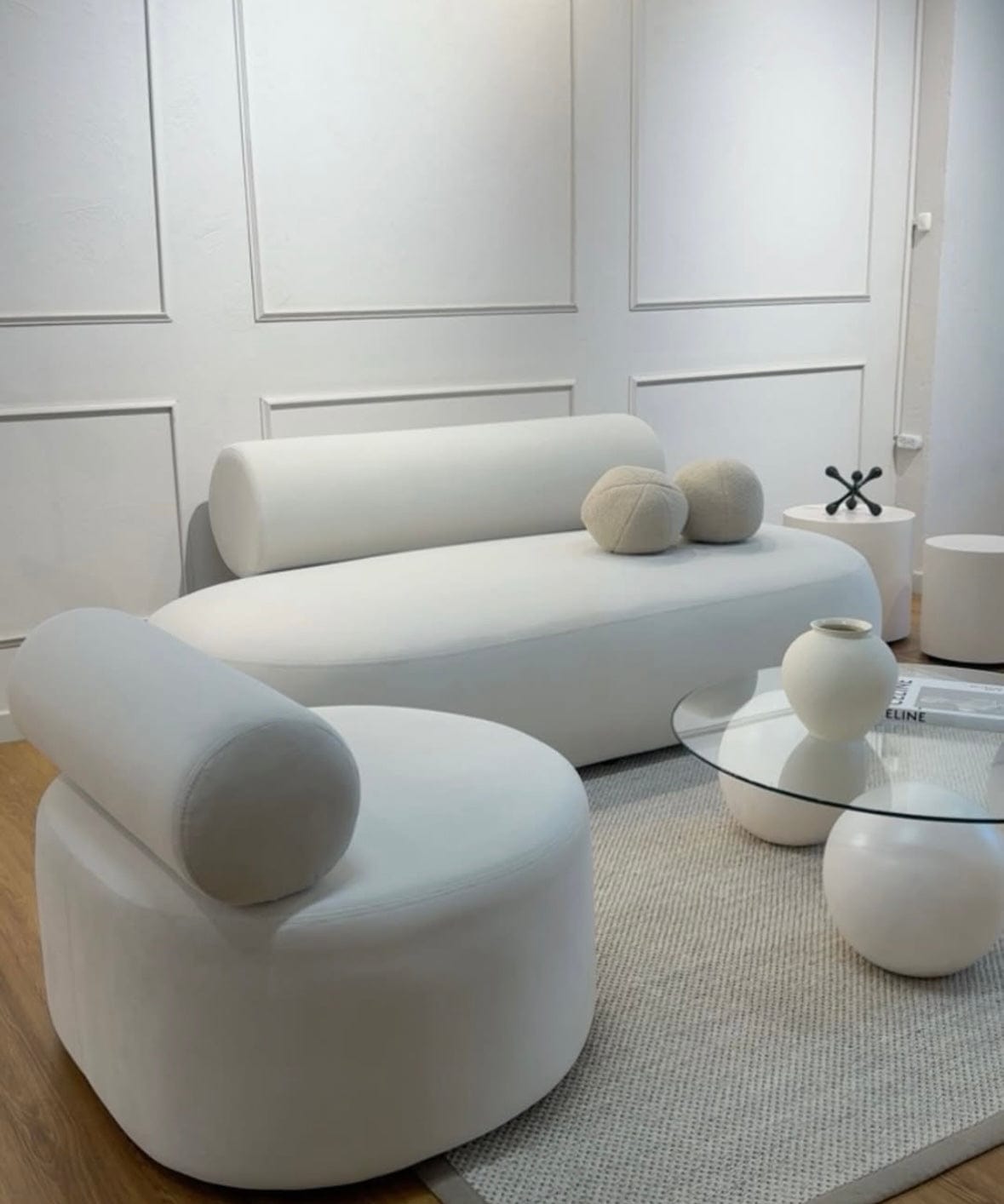 Home Atelier Tinos Performance Boucle Curve Sofa