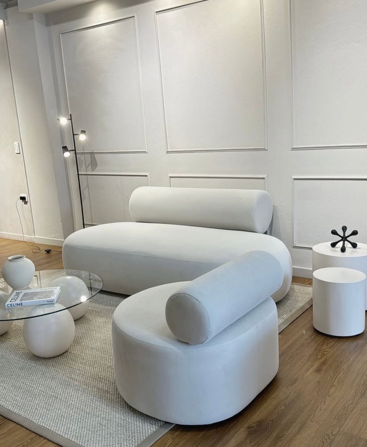Home Atelier Tinos Performance Boucle Curve Sofa