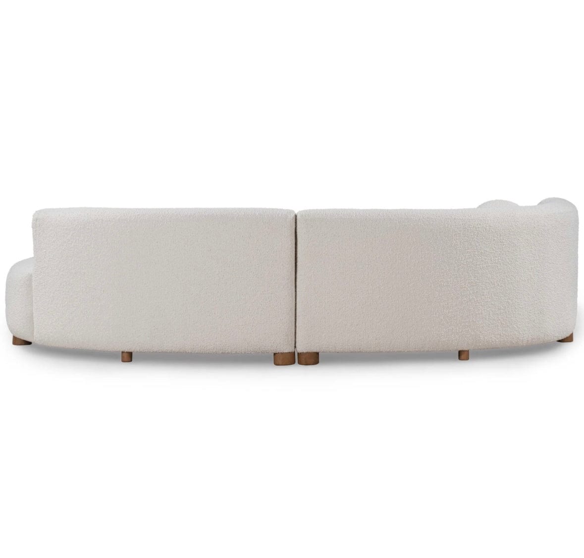 Home Atelier Toma Sectional Boucle Curve Sofa