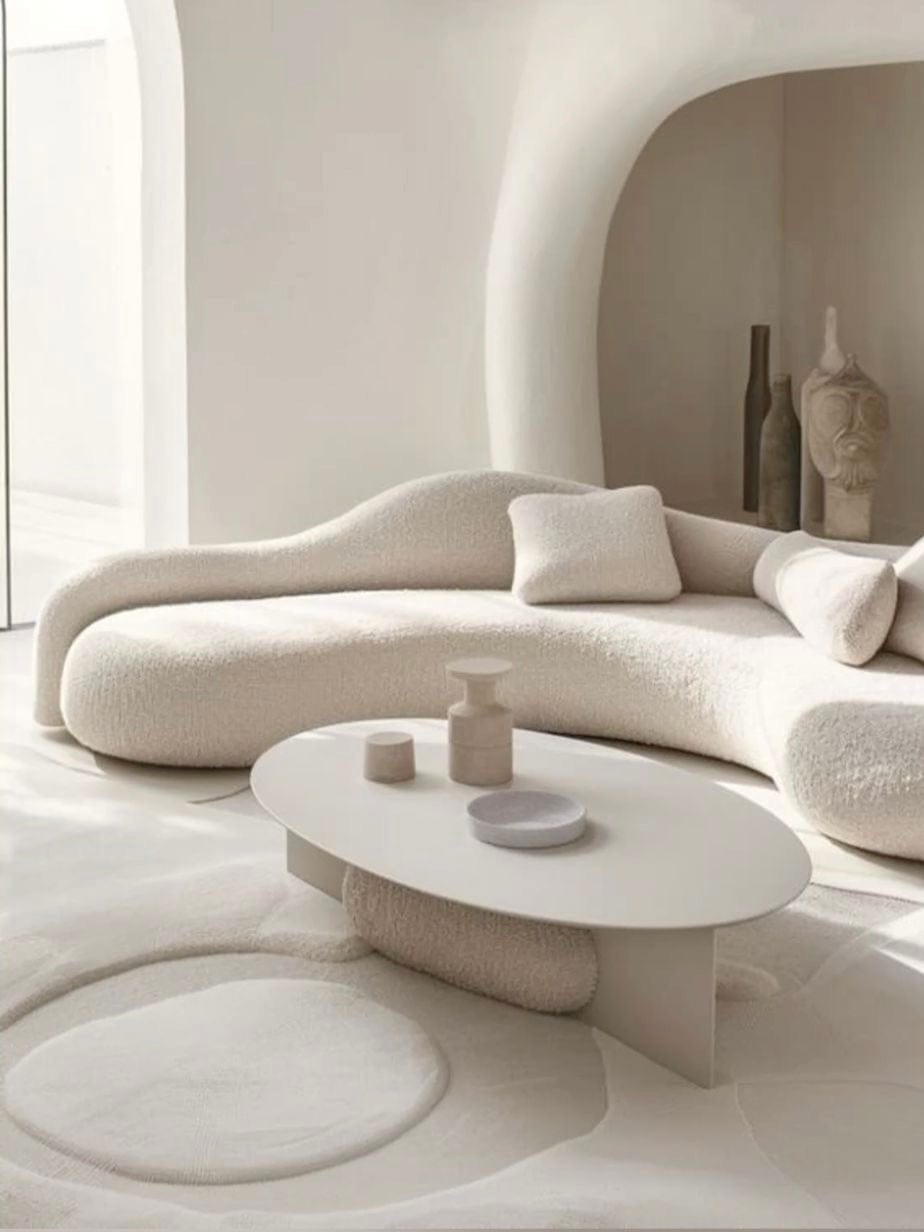Home Atelier Trilium Performance Boucle Curve Sofa
