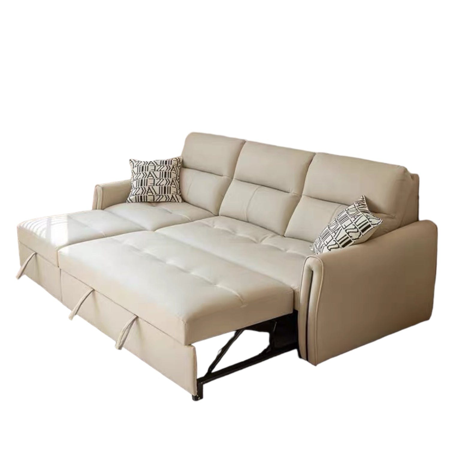 Leather hide a bed sofa best sale