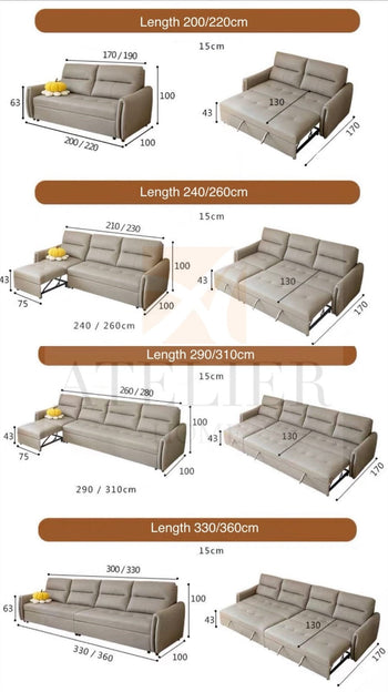 Home Atelier Tris Sofa Bed