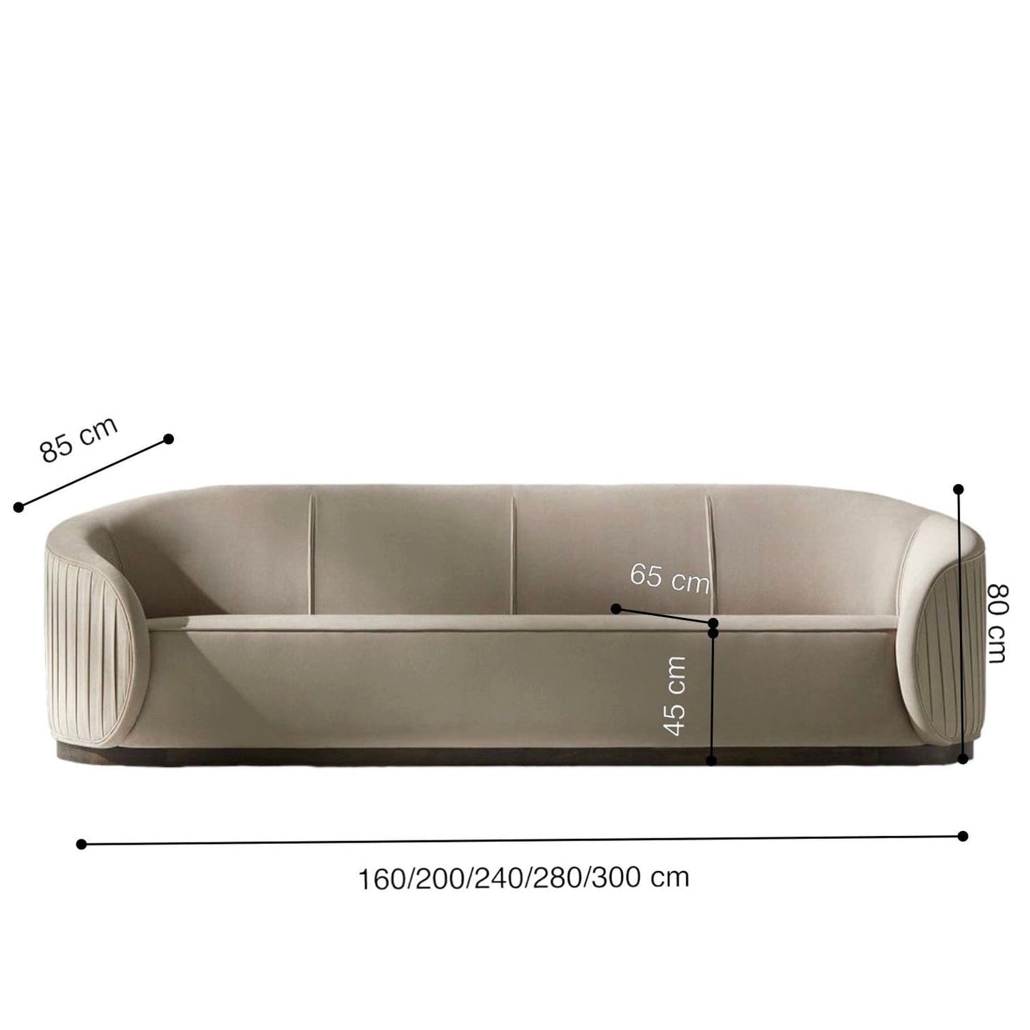 Home Atelier Verona Curve Sofa