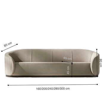 Home Atelier Verona Curve Sofa