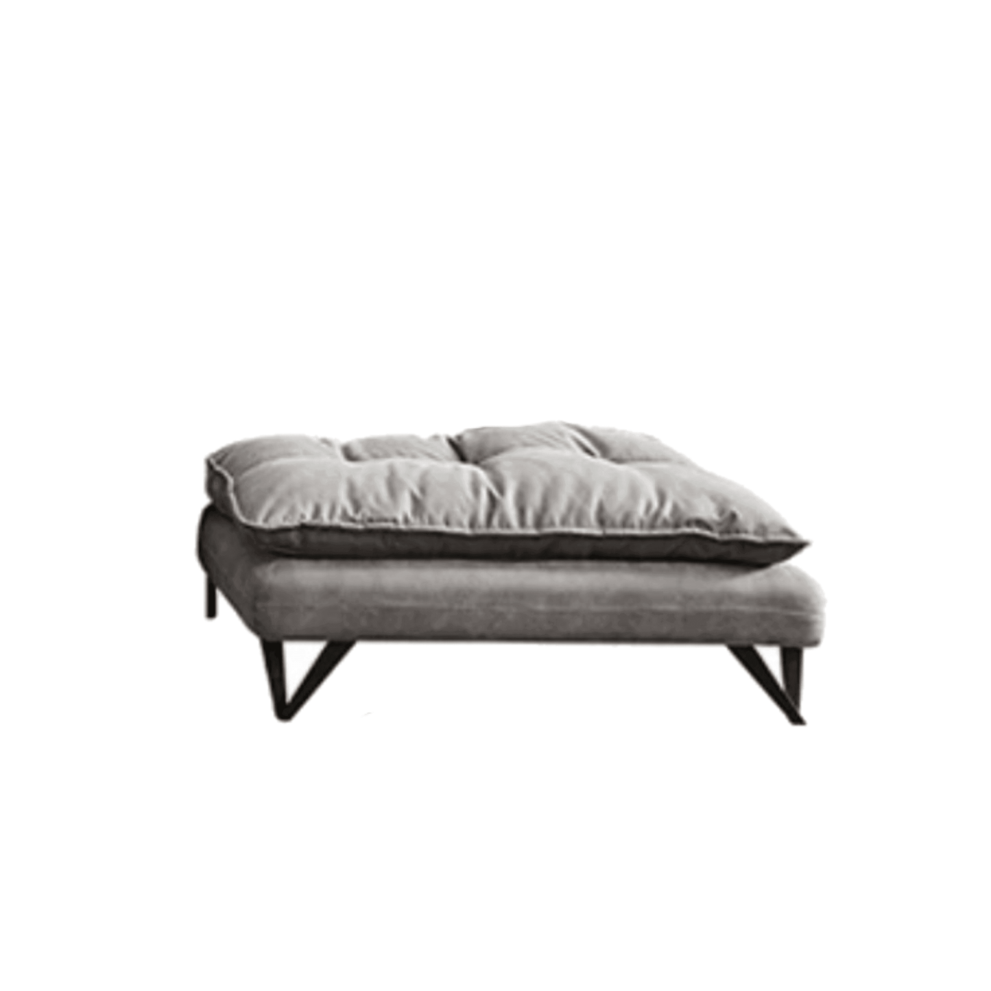 Home Atelier Water and Stain Repellent Leather-Aire / Ottoman / Black Moretti Slider Sofa