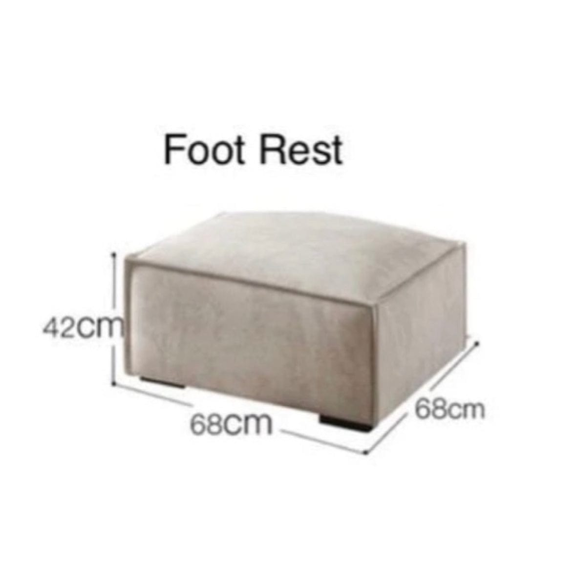 Home Atelier Water/Stain Repellent and Scratch Resistant Suede Fabric / Foot Rest / Pink Aureus Scratch Resistant Sofa