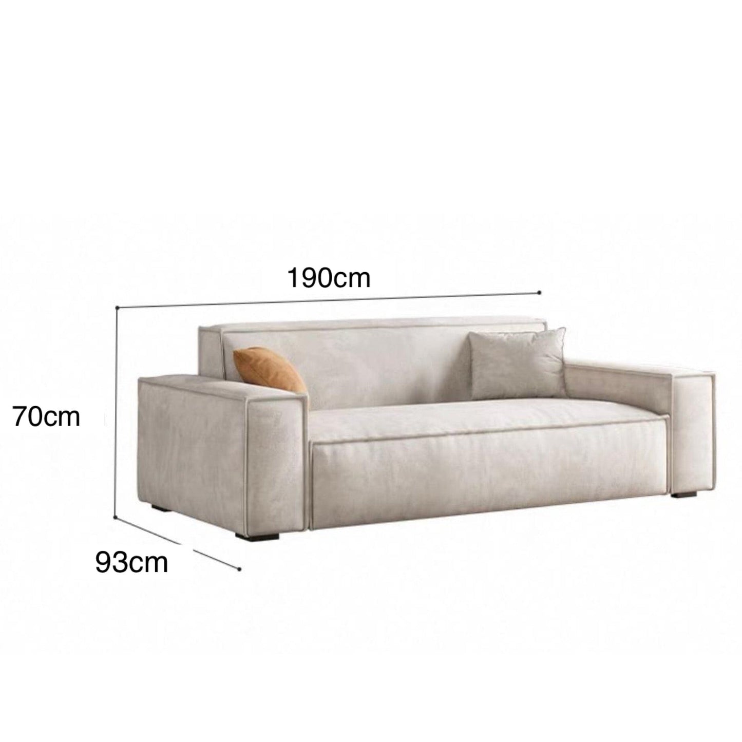 Home Atelier Water/Stain Repellent and Scratch Resistant Suede Fabric / Length 190cm / Pink Aureus Scratch Resistant Sofa