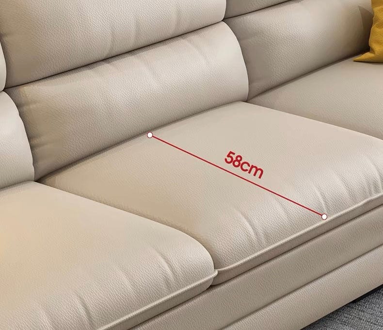 Home Atelier Wilford Leather Sectional Sofa