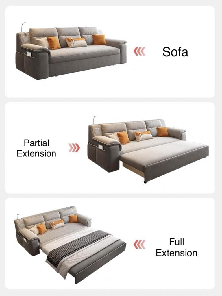 Home Atelier Wilson Pull-out Storage Sofa Bed