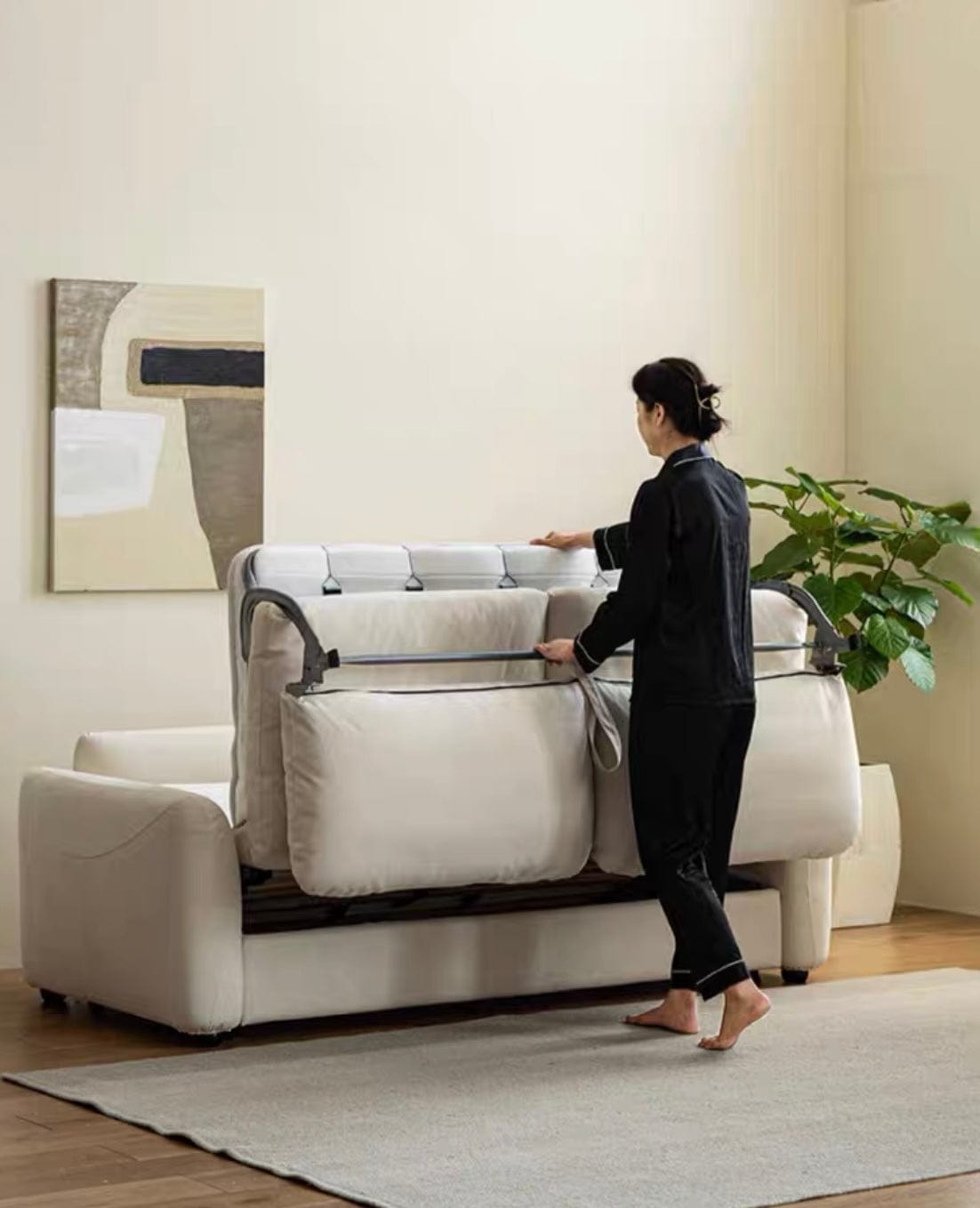 Home Atelier Winscoln Foldable Sofa Bed with Mattress