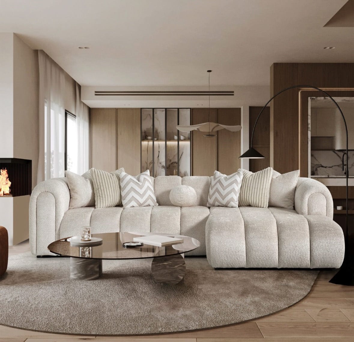 Home Atelier Zuric Boucle Sofa