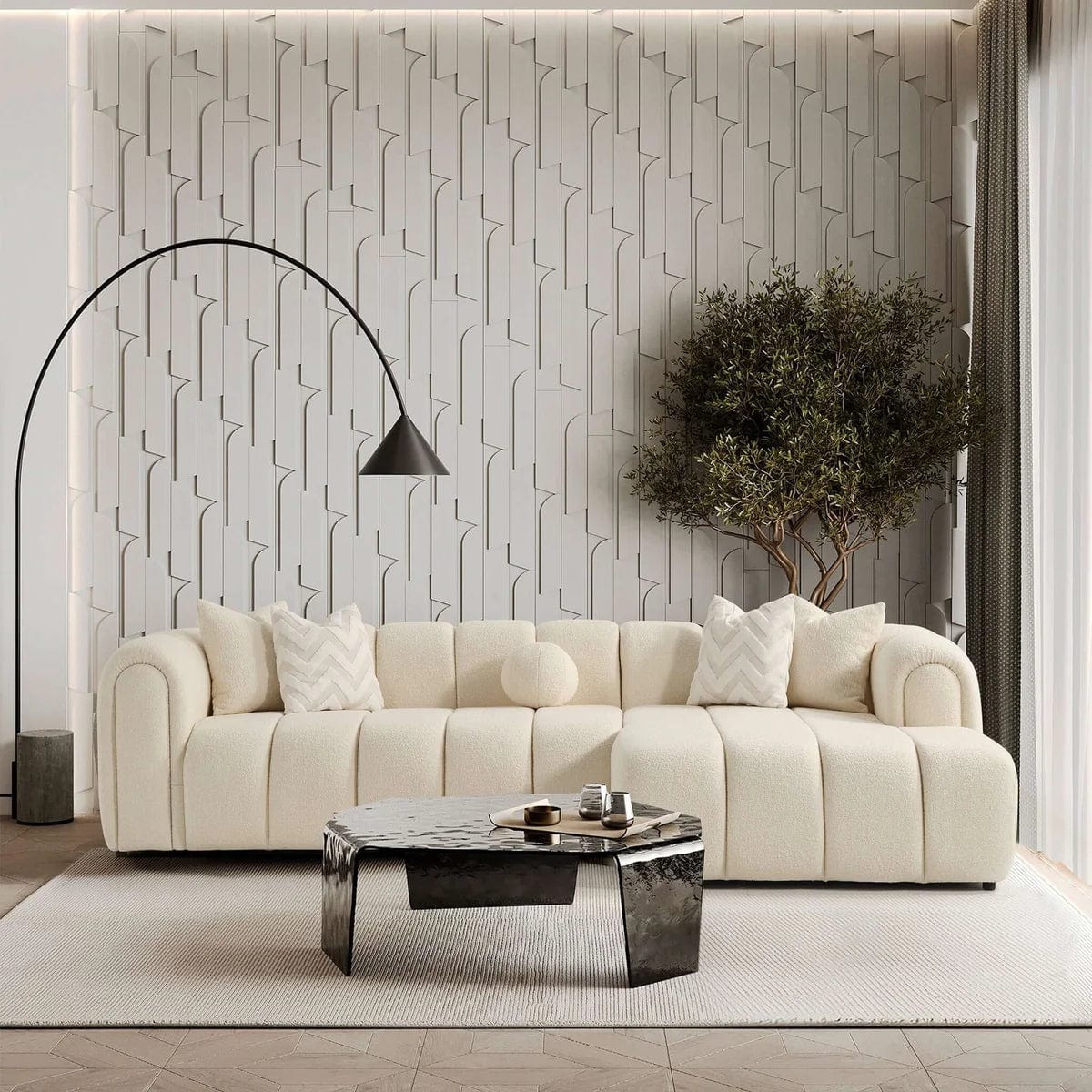 Home Atelier Zuric Boucle Sofa