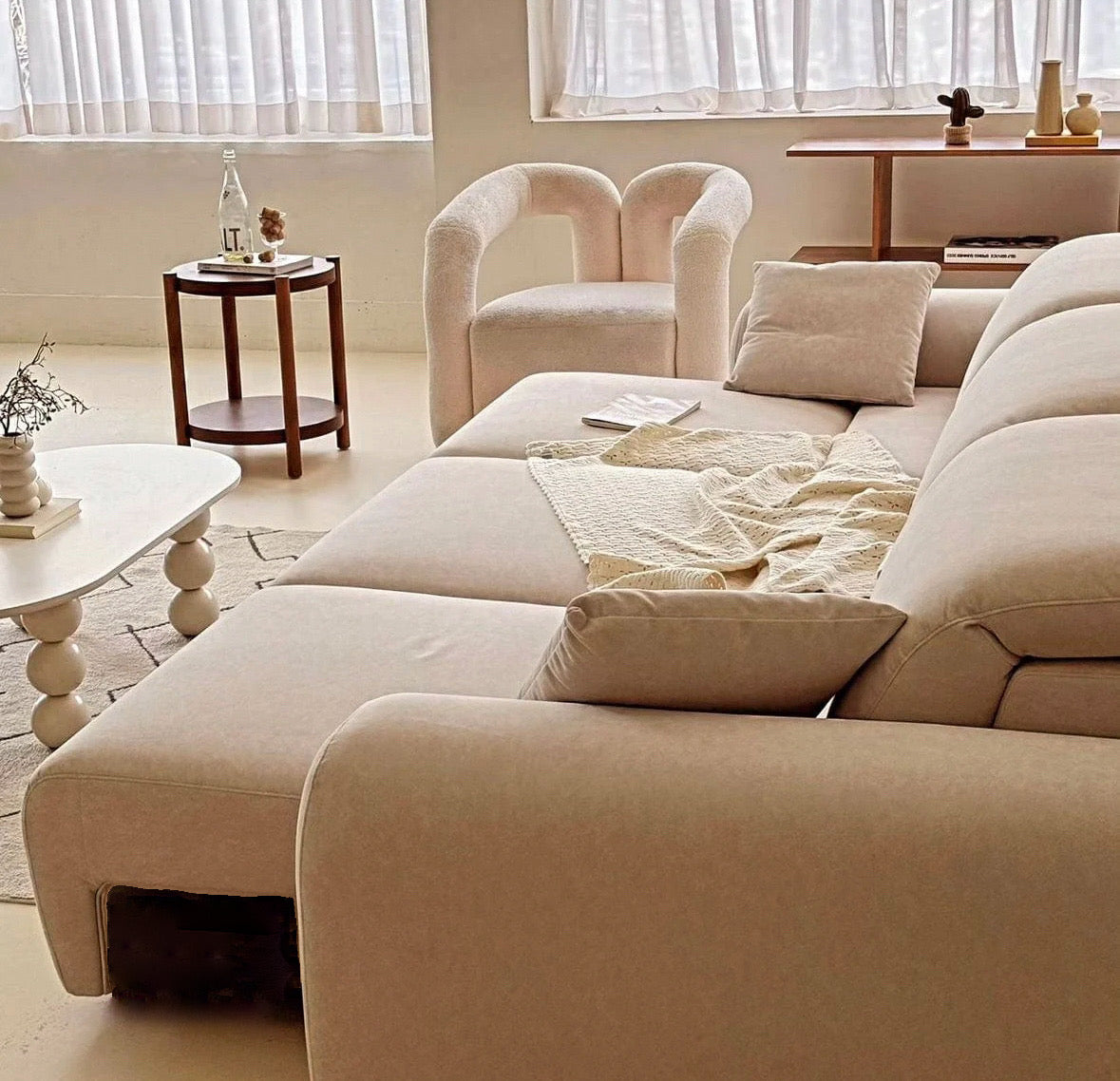 Rumi Scratch Resistant Electric Motorized Sofa Bed