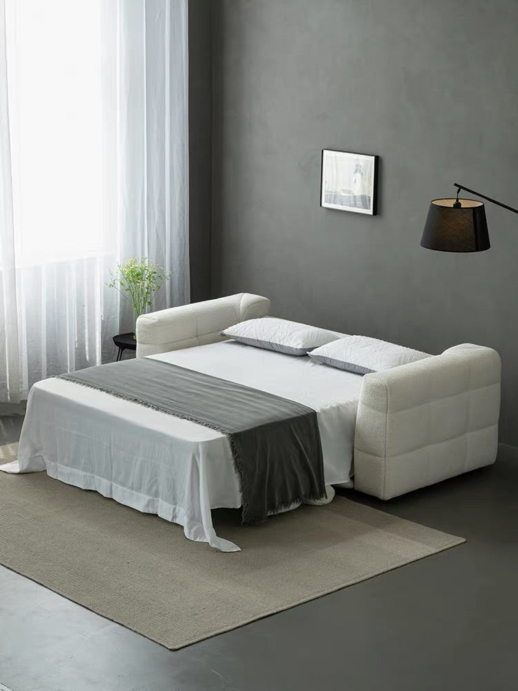 Felix Performance Boucle Foldable Sofa Bed with Mattress