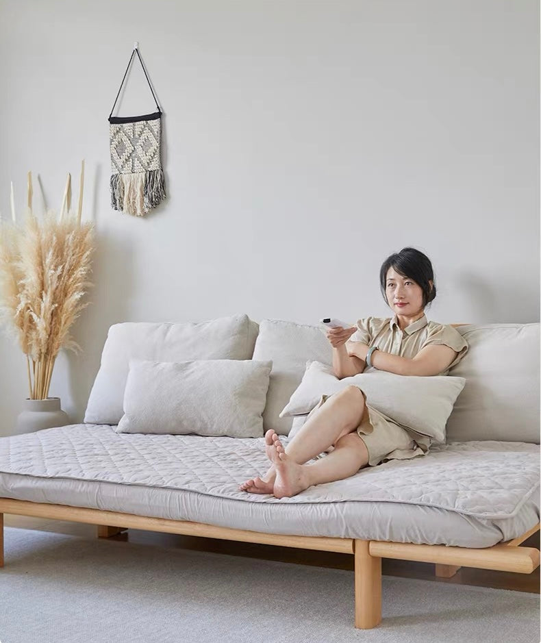 Aiselle Foldable Sofa Bed with Mattress