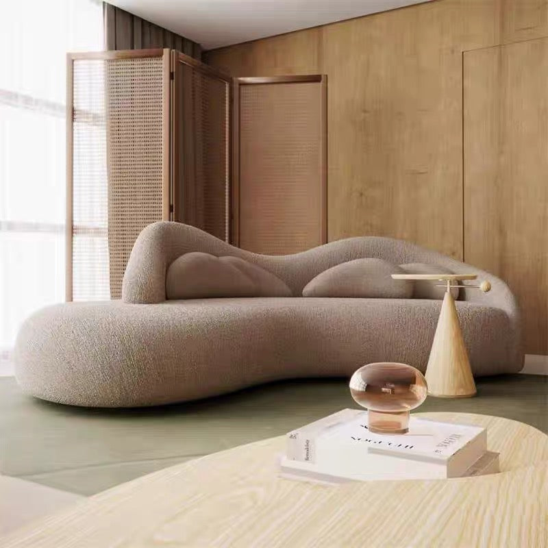 Levato Performance Boucle Curve Sofa