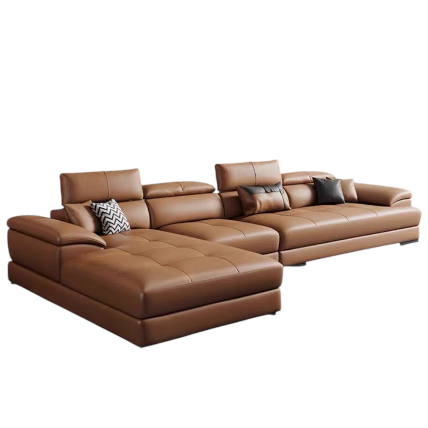 Ricardo Sectional Genuine Leather Sofa