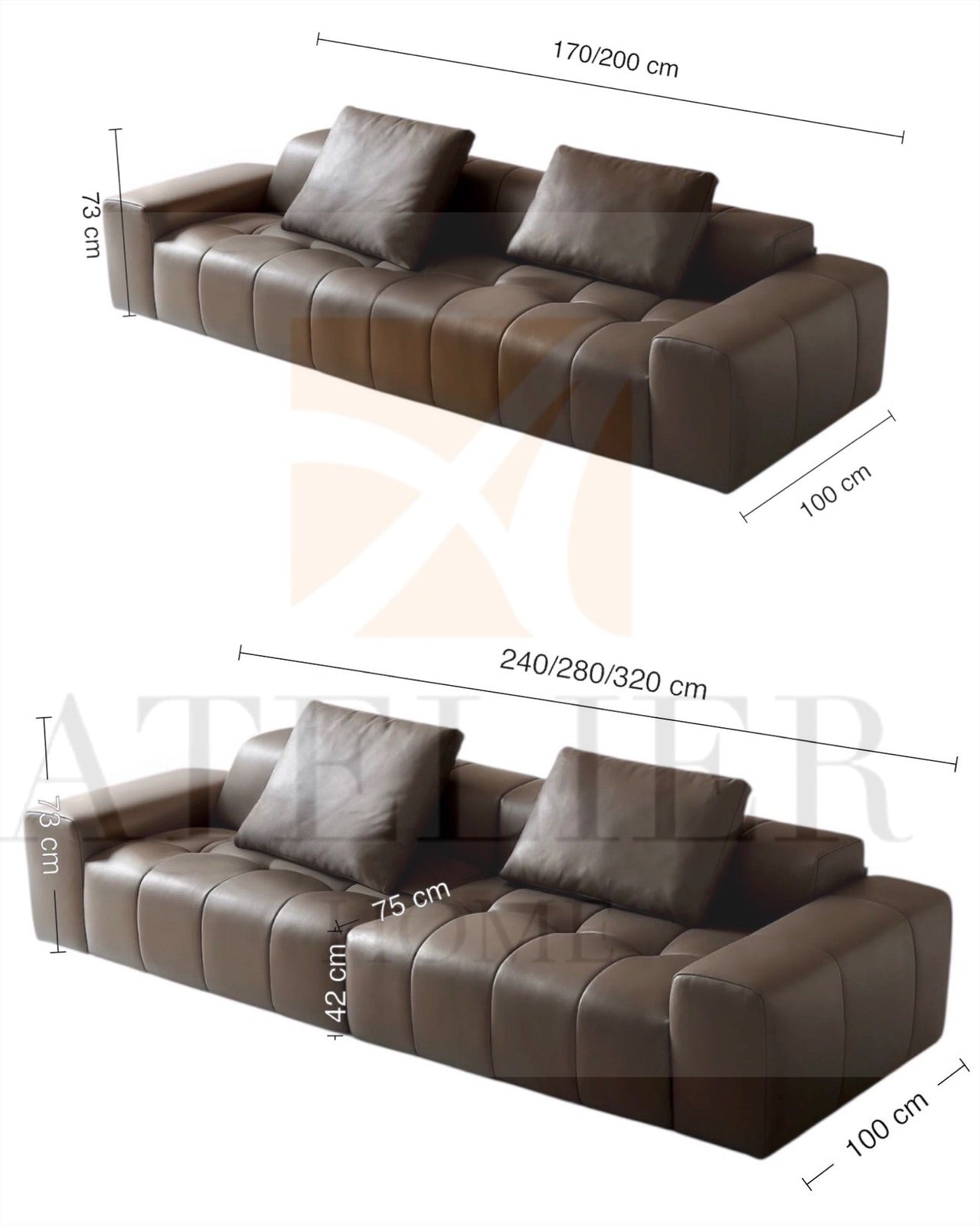 Duxton Scratch Resistant Leather Sofa