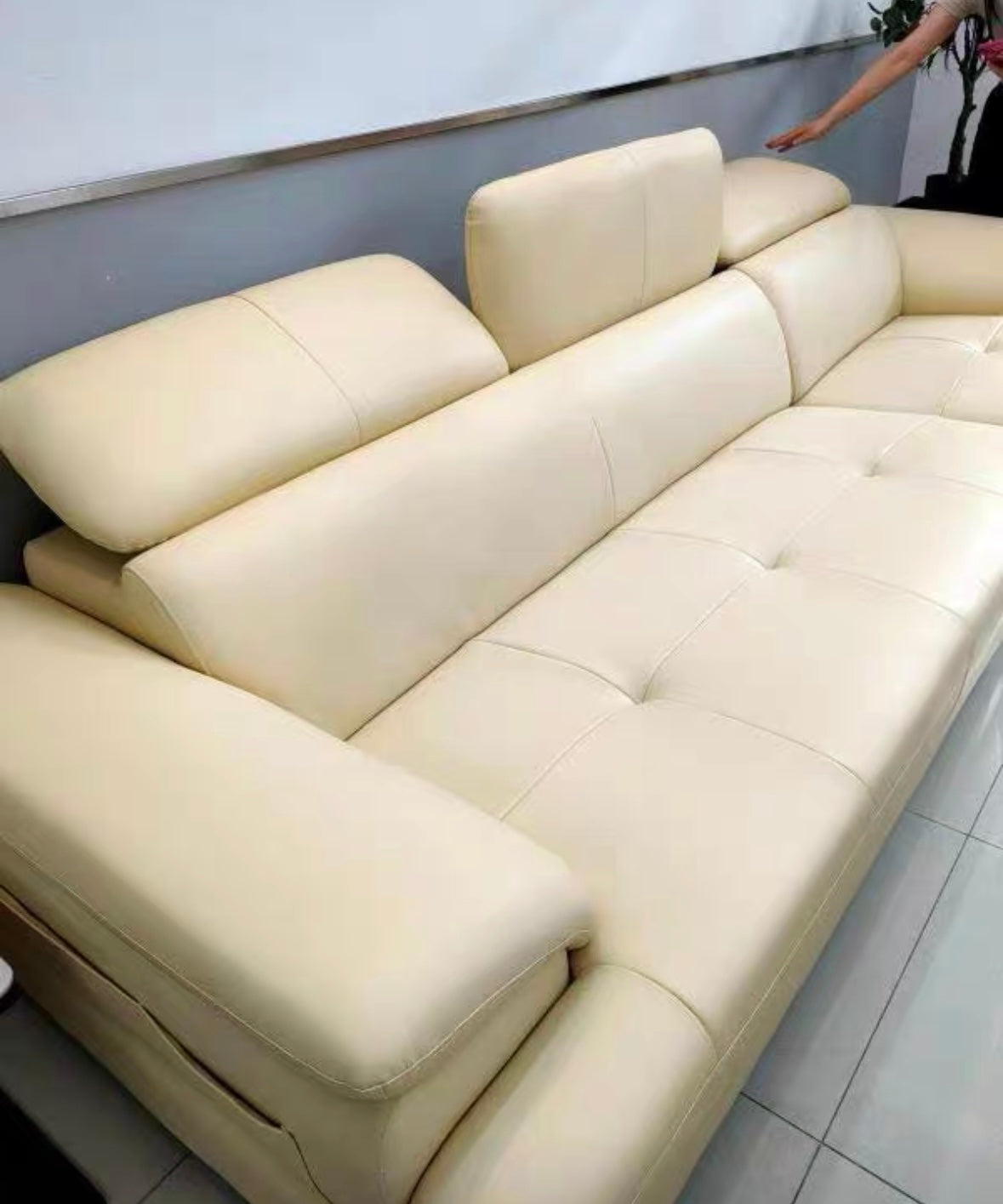 Ricardo Sectional Genuine Leather Sofa