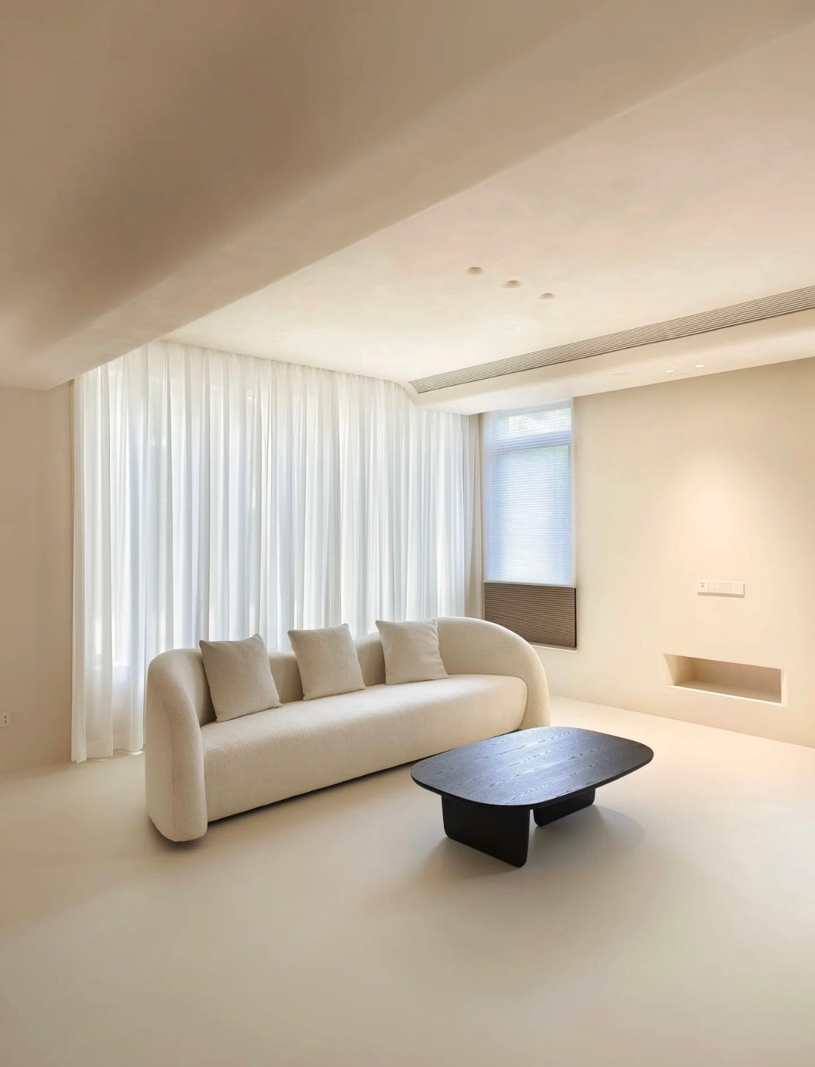 Anthea Performance Boucle Curve Sofa