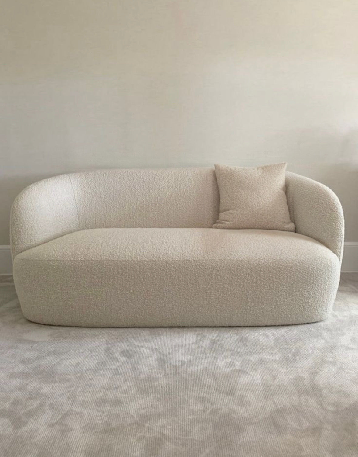 Alfie Performance Boucle Curve Sofa