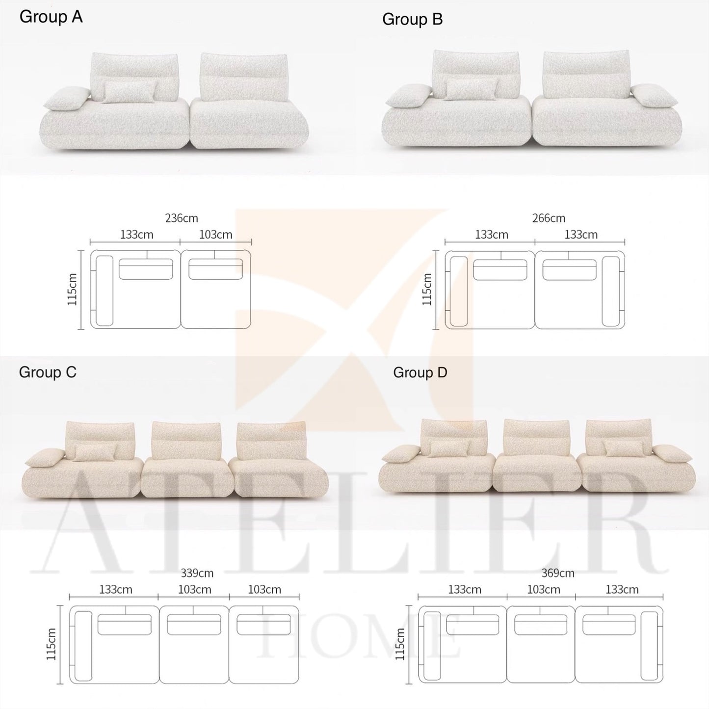 Preston Electric Slidable Backrest Sofa