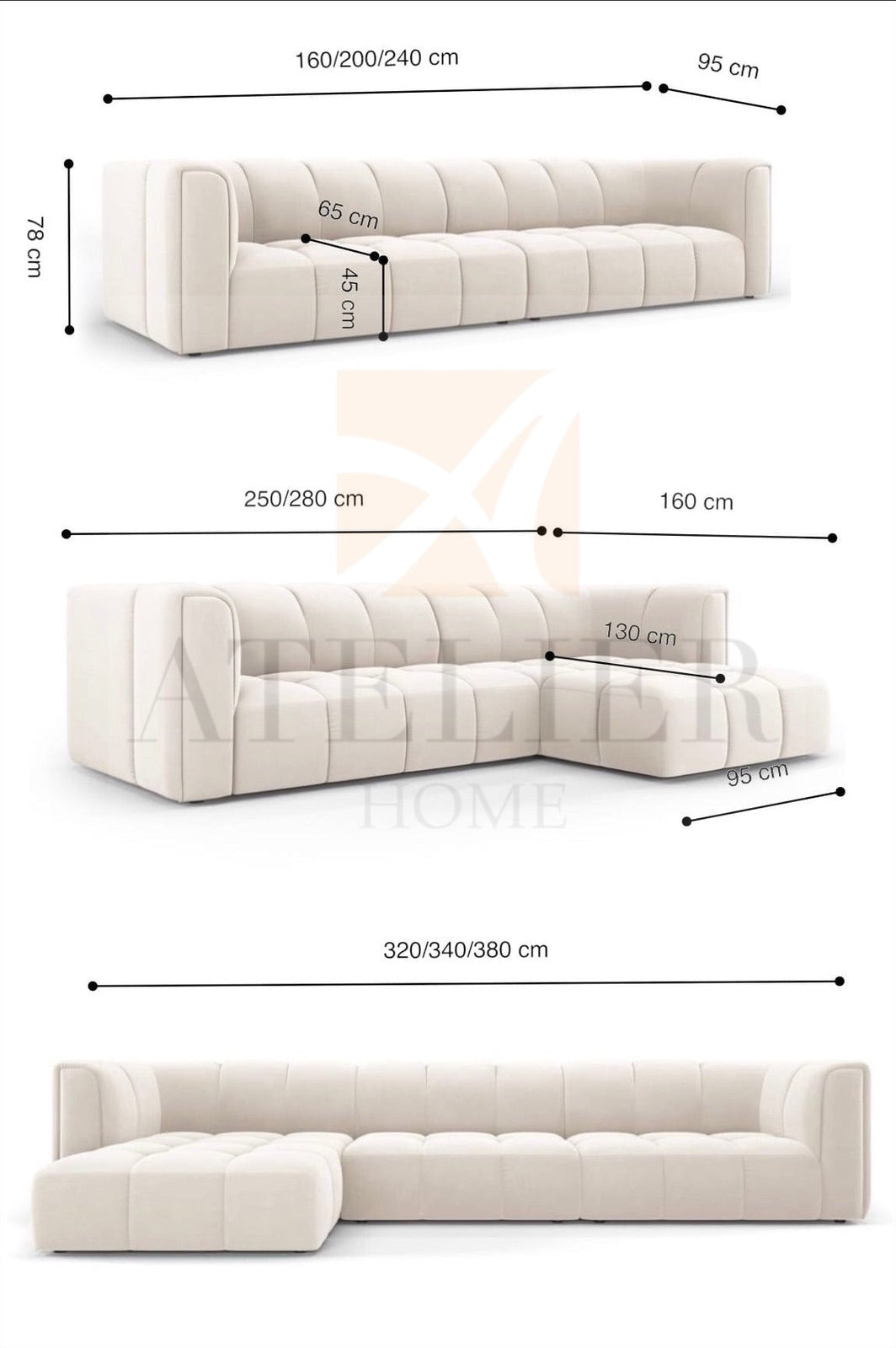 Celine Scratch Resistant Sectional Sofa