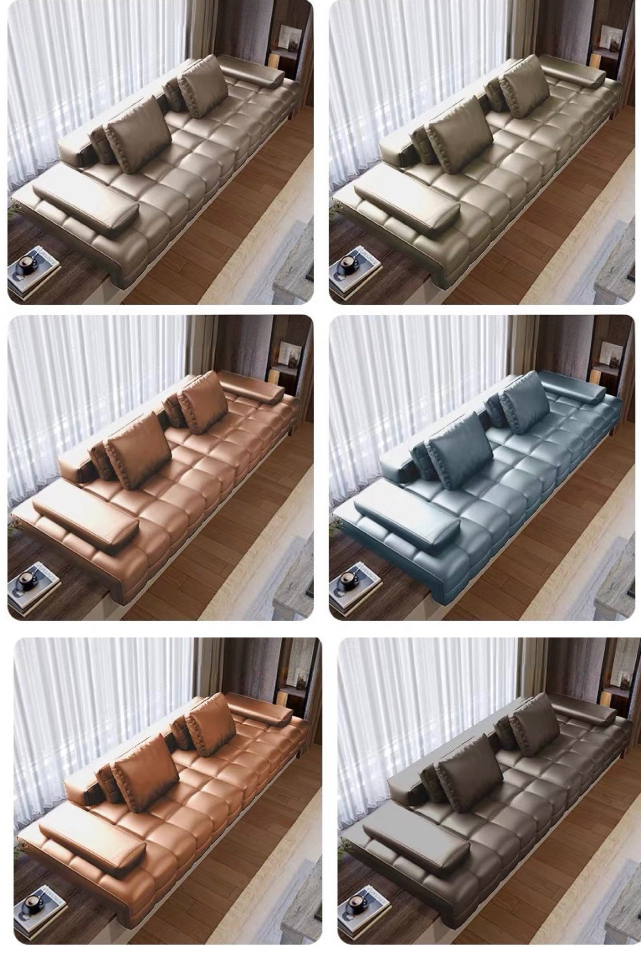 Liston Scratch Resistant Customise Bay Window Sofa