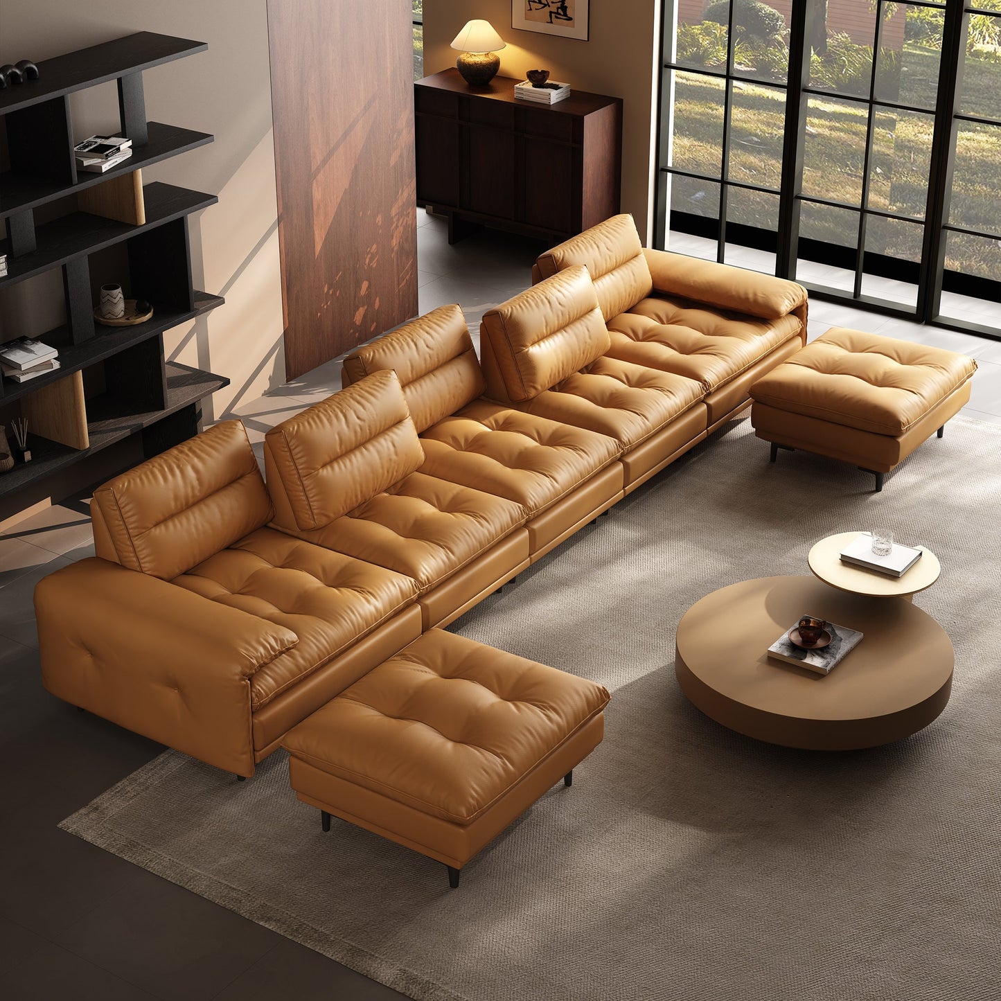 Modova Deep Seat Sofa Set with Adjustable Backrest