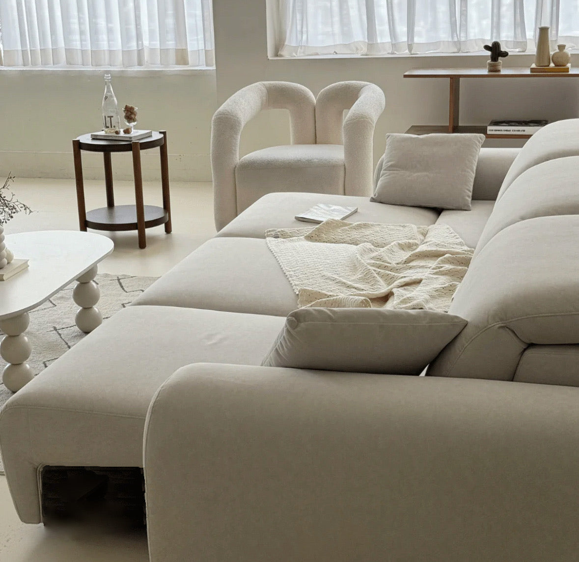 Rumi Scratch Resistant Electric Motorized Sofa Bed