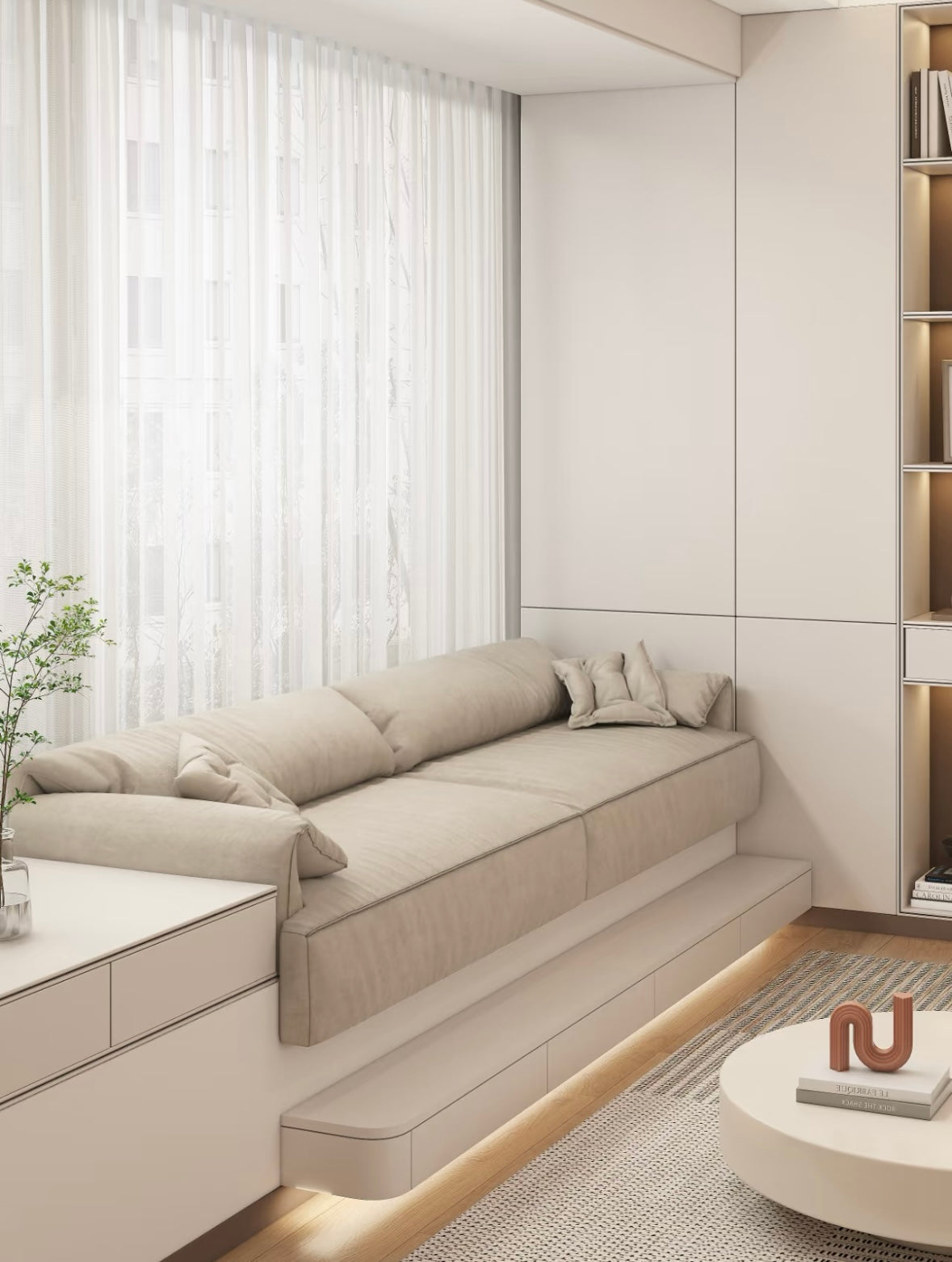 Kegan Scratch Resistant Customise Bay Window Sofa