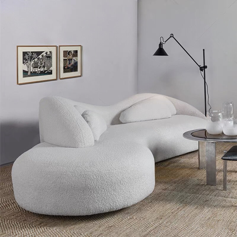 Levato Performance Boucle Curve Sofa