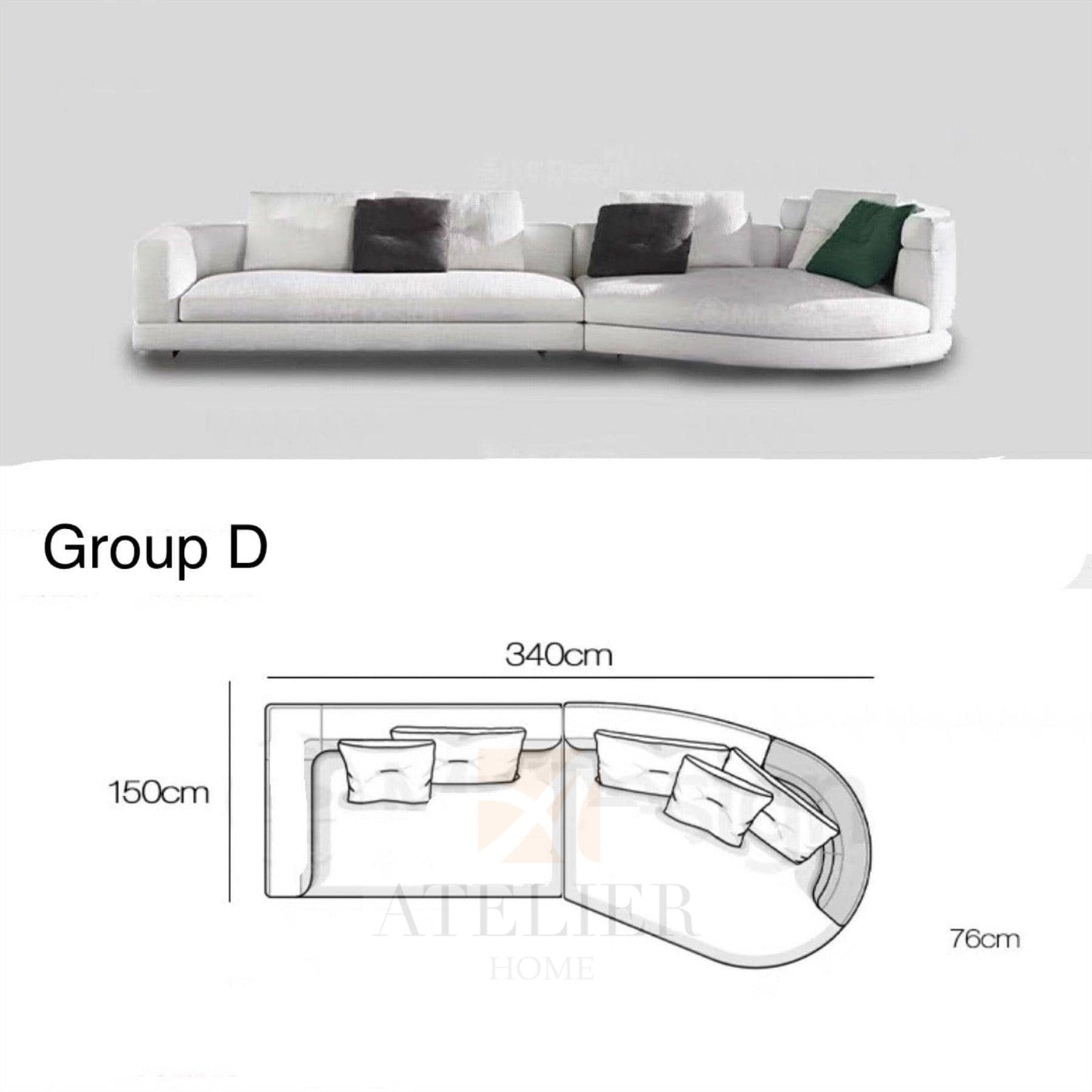Kyle Designer Sofa