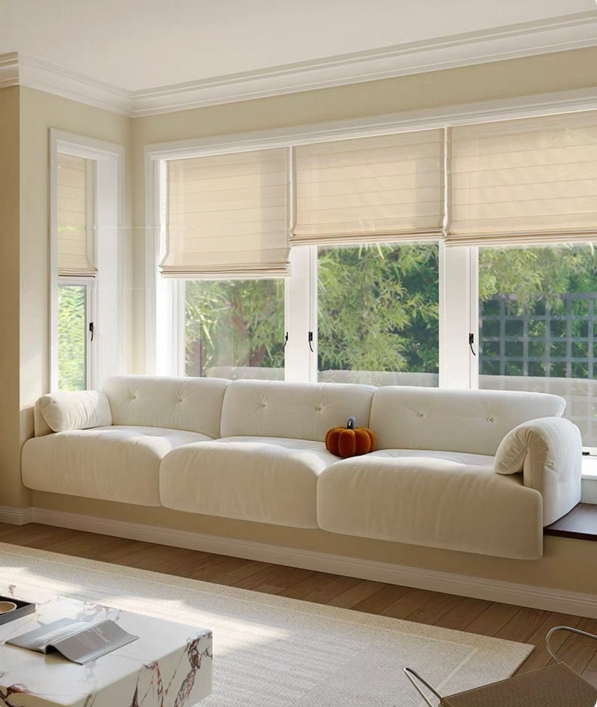 Esther Scratch Resistant Customise Bay Window Sofa